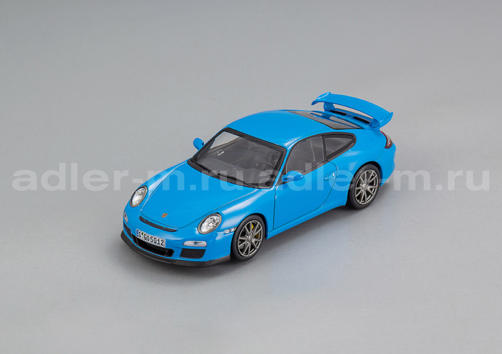 MINICHAMPS 1:43 Porsche 911 GT3 (997 II) 2009 (blue) 400068025