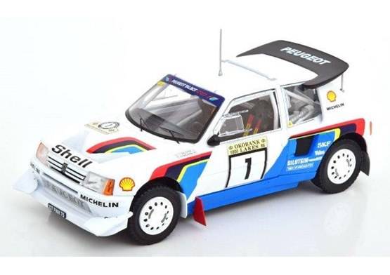 IXO 1:24 Peugeot 205 T16 Evo 2 #1 Salonen/Harjanne победитель Rally 1000 Lakes - 1986 24RAL005A