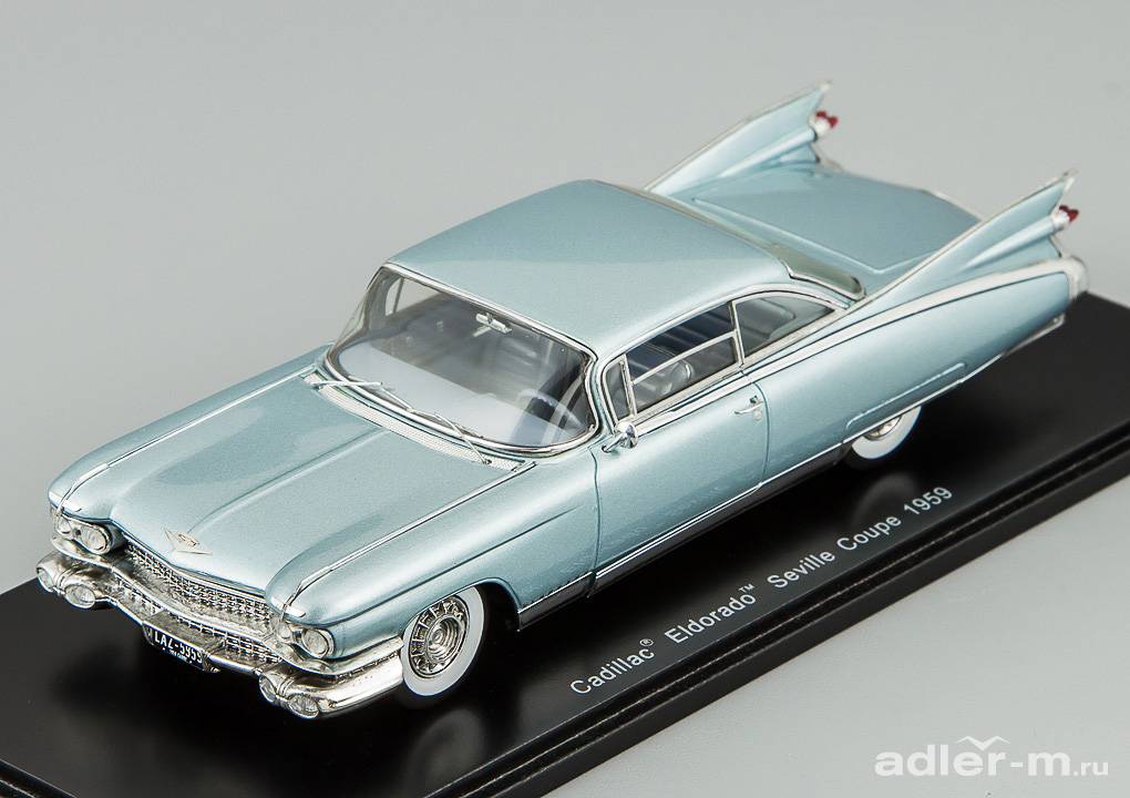 SPARK 1:43 Cadillac Eldorado Seville Coupe 1959 (light blue met.) S2912