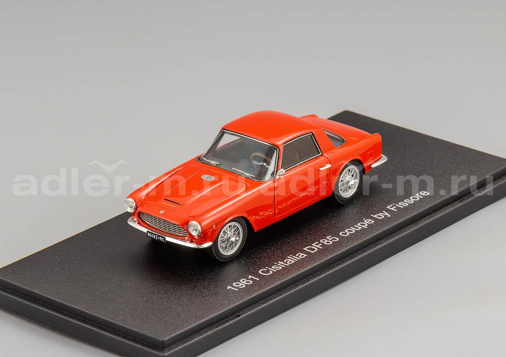 ESVAL MODELS 1:43 Cisitalia DF85 Coupe by Fissore - 1961 (red) EMEU43042A