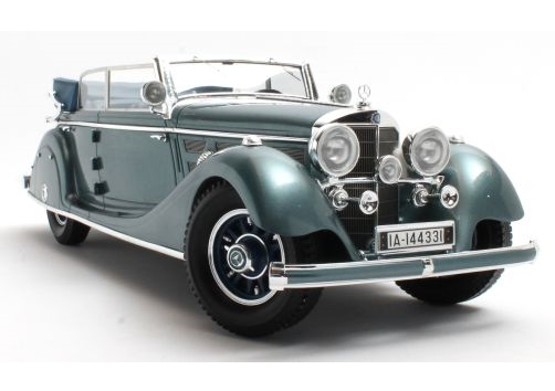 MATRIX 1:18 Mercedes-Benz W07 Grosser Cabriolet D open - 1936 (blue) MXL1302-021