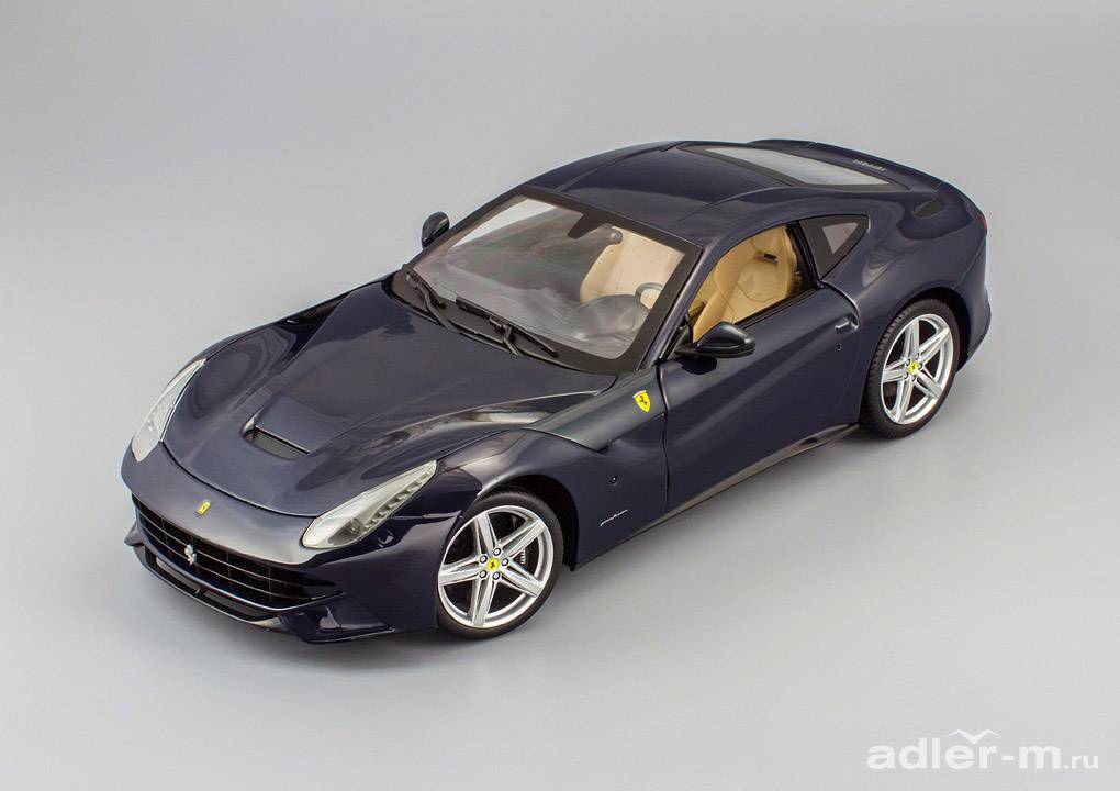 HOT WHEELS 1:18 Ferrari F12 Berlinetta (blue) BCJ73