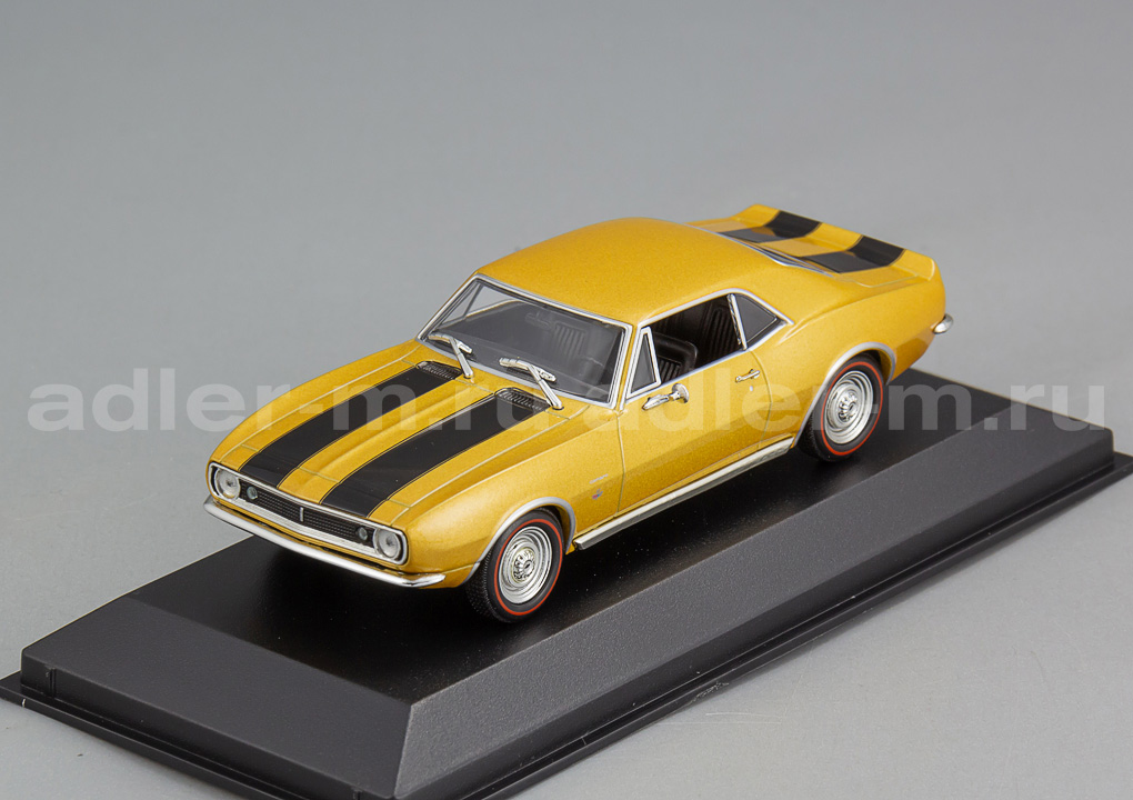 MINICHAMPS (MAXICHAMPS) 1:43 Chevrolet Camaro - 1967 (gold) 940142721