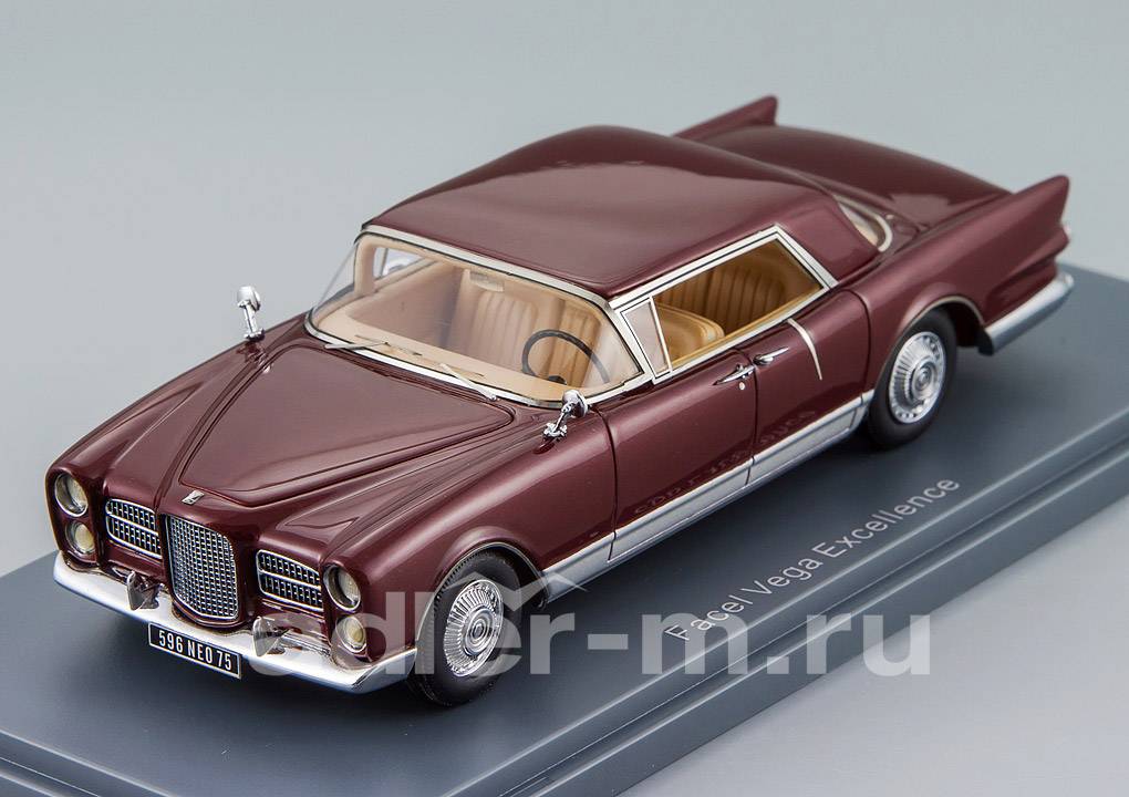 NEO 1:43 Facel Vega Excellence 1958 (metallic dark red/silver) NEO45096