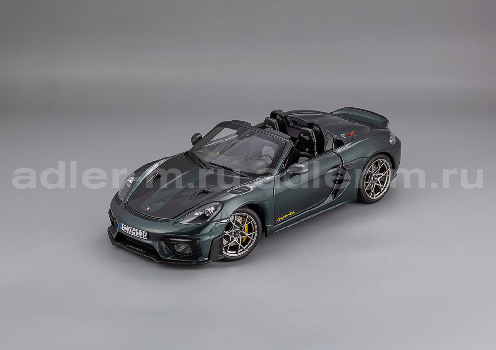 NOREV 1:18 Porsche 718 Spyder RS with "Weissachpackage" - 2023 (dark green) 187272
