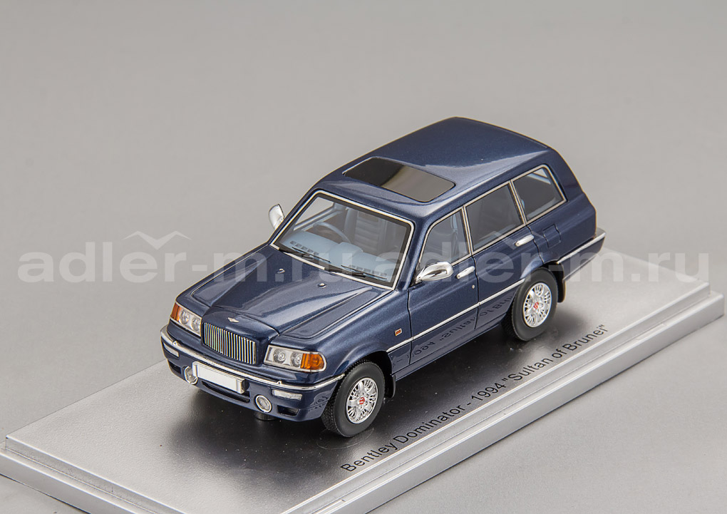 KESS SCALE MODELS 1:43 Bentley Dominator 4x4 made on Range Rover chassis Personal Car Sultan of Brunei - 1994 (blue) KE43043010