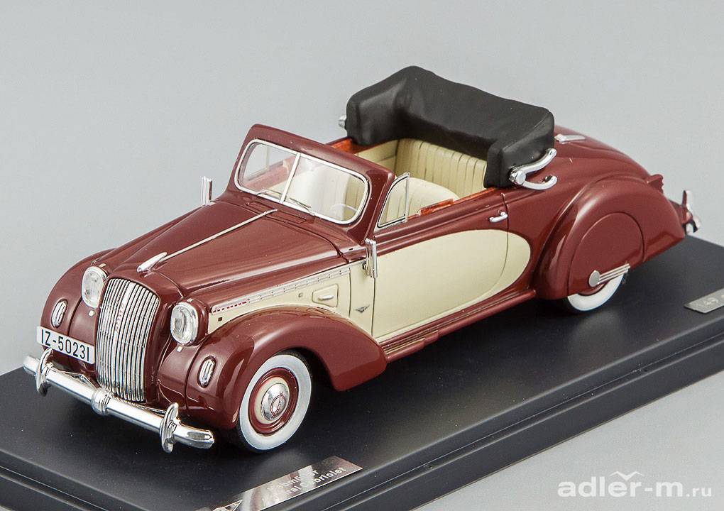 MATRIX 1:43 Opel Admiral Hebmüller Convertible 1938 (brown / ivory) MX41502-031
