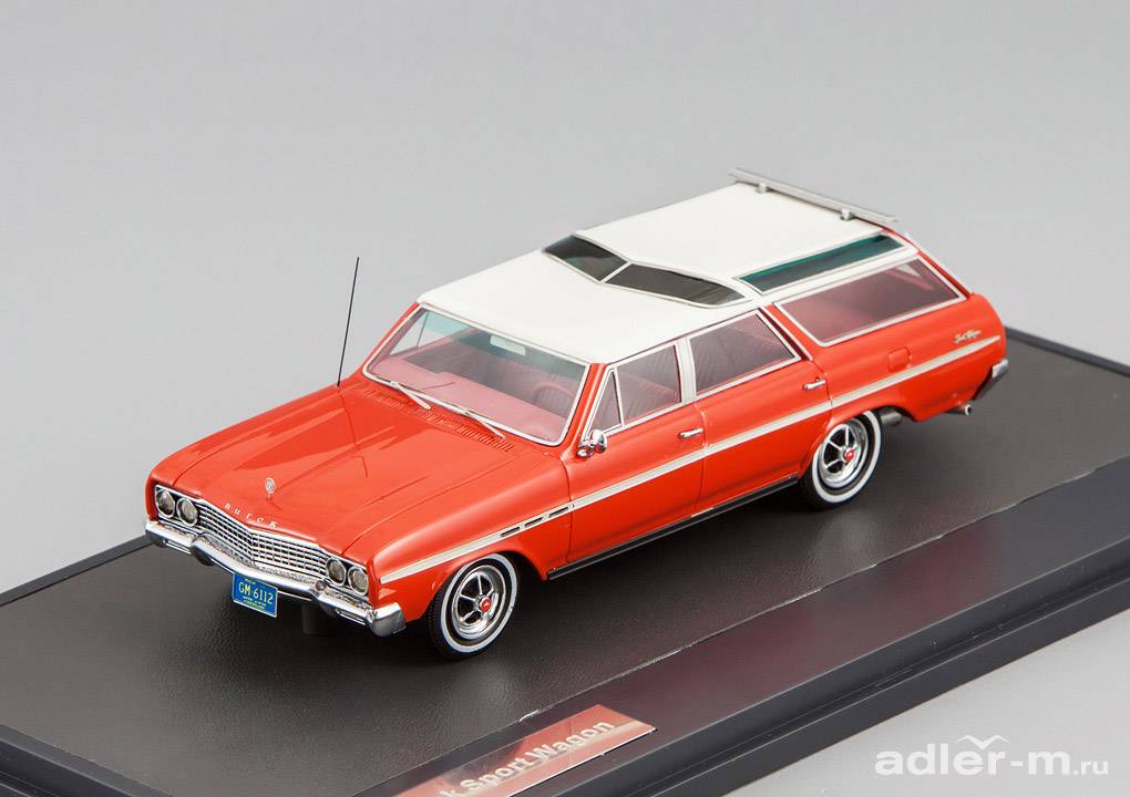 MATRIX 1:43 Buick Sport Wagon - 1965 (red) MX20206-112
