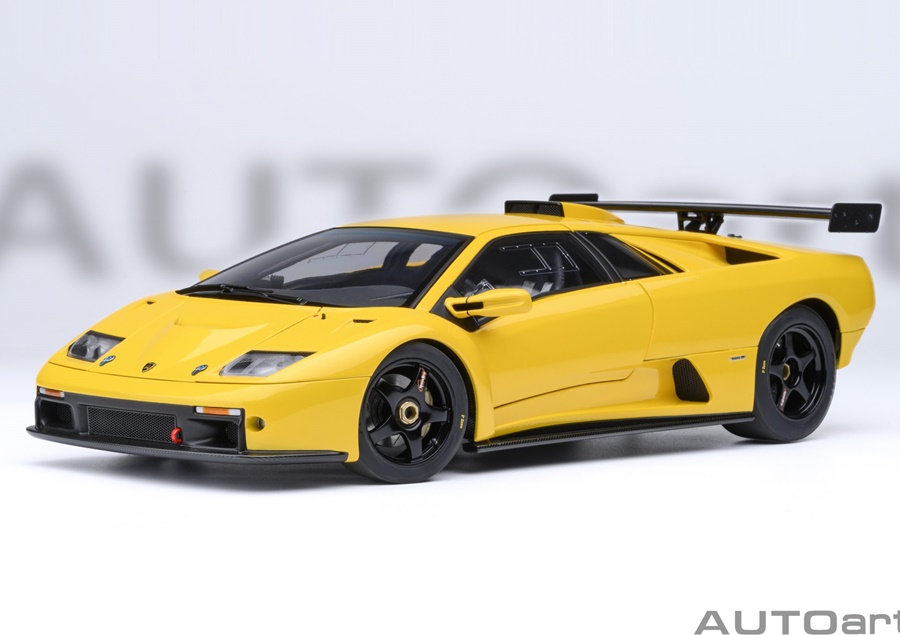 AUTOART 1:18 Lamborghini Diablo GT-R - 1999 (superfly yellow) 79138