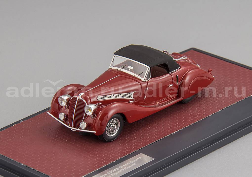 MATRIX 1:43 Delahaye 135MS Grand Sports Roadster Figoni Falaschi (закрытый) - 1939 (red) MX40408-032