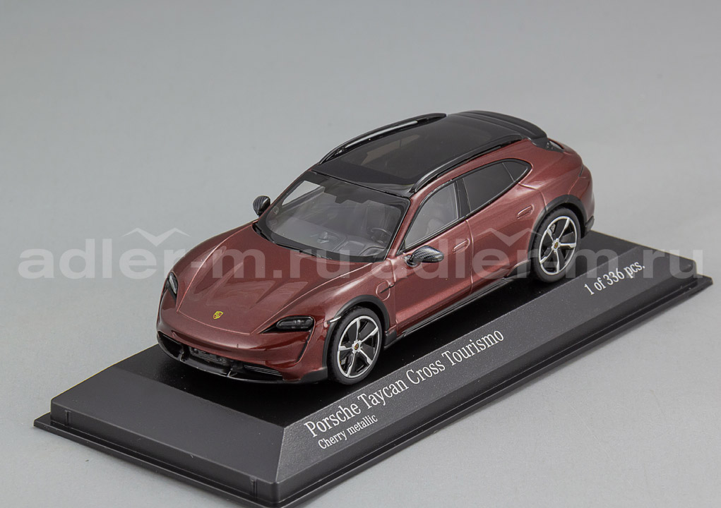 MINICHAMPS 1:43 Porsche Taycan Turbo S Cross Tourismo - 2021 (red) 410069300