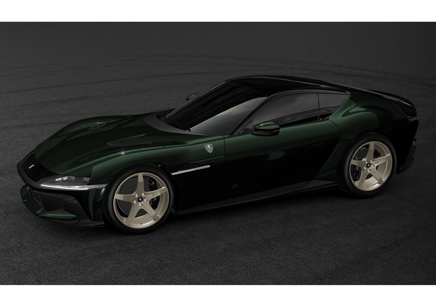 LOOKSMART 1:43 Ferrari 12 Cilindri Manuale (Verde Zeltweg) LS553ME