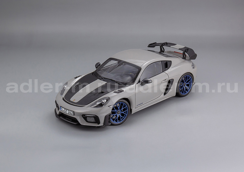 NOREV 1:18 Porsche Cayman GT4 RS with "Weissachpackage" - 2023 (chalk gray) 187253