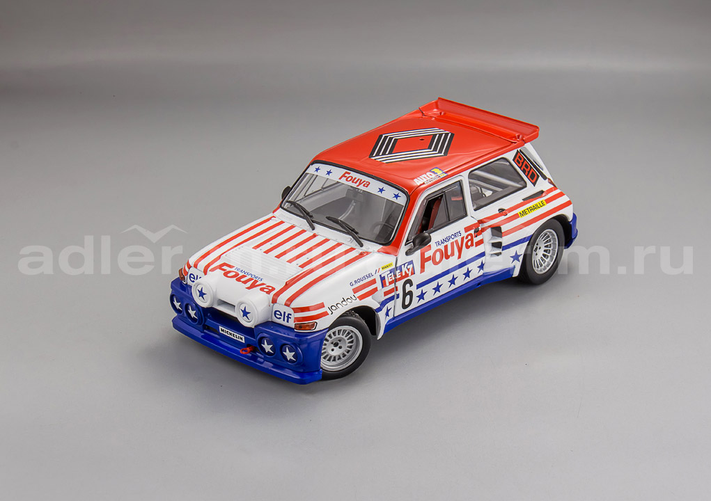 SOLIDO 1:18 Renault 5 Maxi #6 – Rallycross 1987 – G. Roussel S1804706