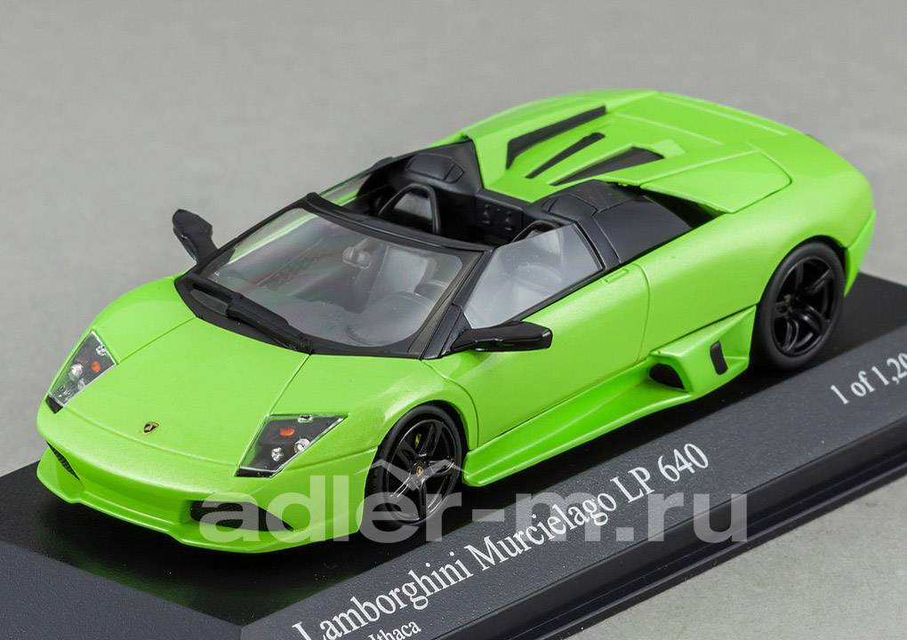 MINICHAMPS 1:43 Lamborghini Murcielago LP 640 Roadster 2007 (green) 400103930