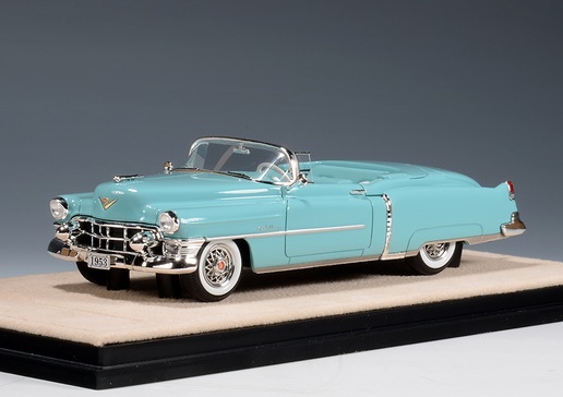 GLM + STAMP MODELS 1:43 Cadillac Eldorado Convertible Closed roof - 1953 (pastoral blue) STM53005