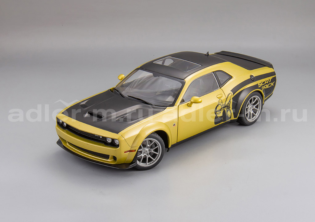 SOLIDO 1:18 Dodge Challenger R/T Scat Pack Widebody – Streetfighter Goldrush – 2020 S1805707