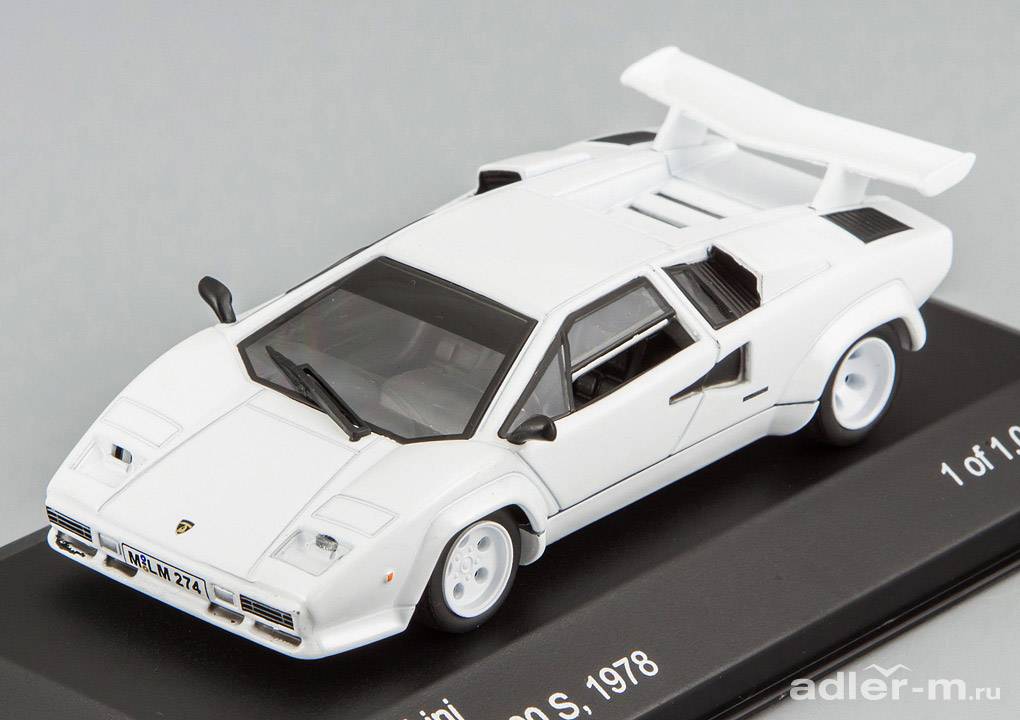 WHITE BOX 1:43 Lamborghini Countach LP 400S 1978 (white) WB053
