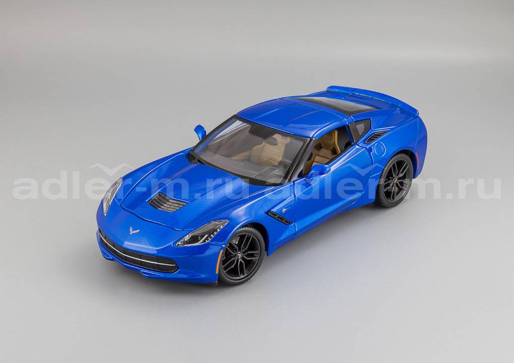 MAISTO 1:18 Chevrolet Corvette Stingray Z51 2014 (blue) M-31677B