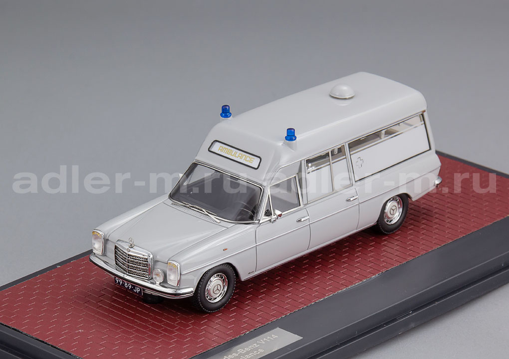 MATRIX 1:43 Mercedes-Benz V114 Visser Ambulance (1969-1973) (grey) MX41302-281