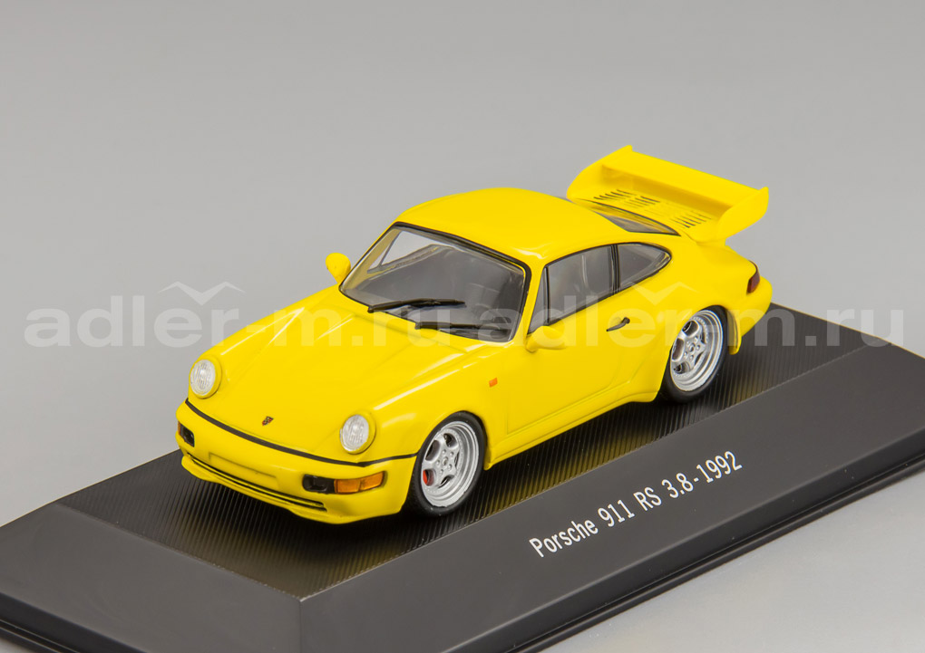 IXO (ATLAS) 1:43 Porsche 911 RS 3.8 1992 (yellow) ATLAS-4016