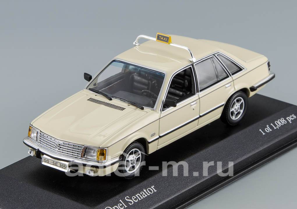 MINICHAMPS 1:43 Opel Senator "Taxi" 1980 400045195