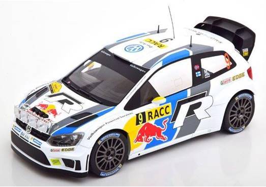 IXO 1:18 Volkswagen Polo R WRC #9 Mikkelsen/Markkula Rally Catalunya (с люстрой) 2013 18RMC070C