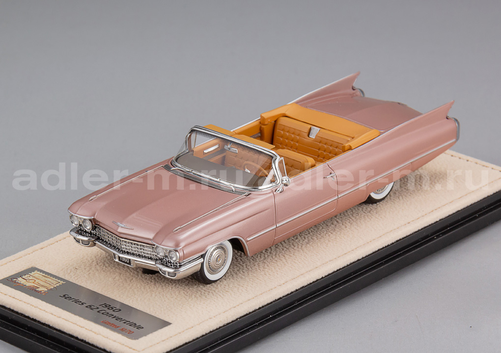 GLM + STAMP MODELS 1:43 Cadillac Series 62 Convertible (открытый) - 1960 (УЦЕНКА!) STM60307_DIS_b