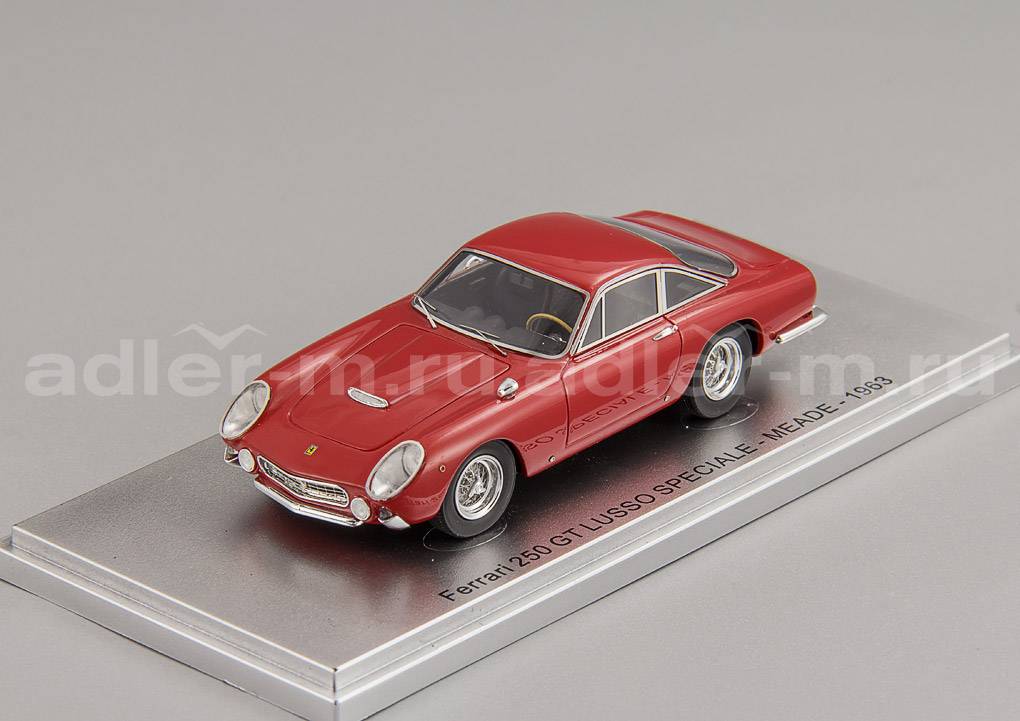 KESS SCALE MODELS 1:43 Ferrari 250GT Lusso ch.4857gt Speciale Coupe - 1963 (red) KE43056100