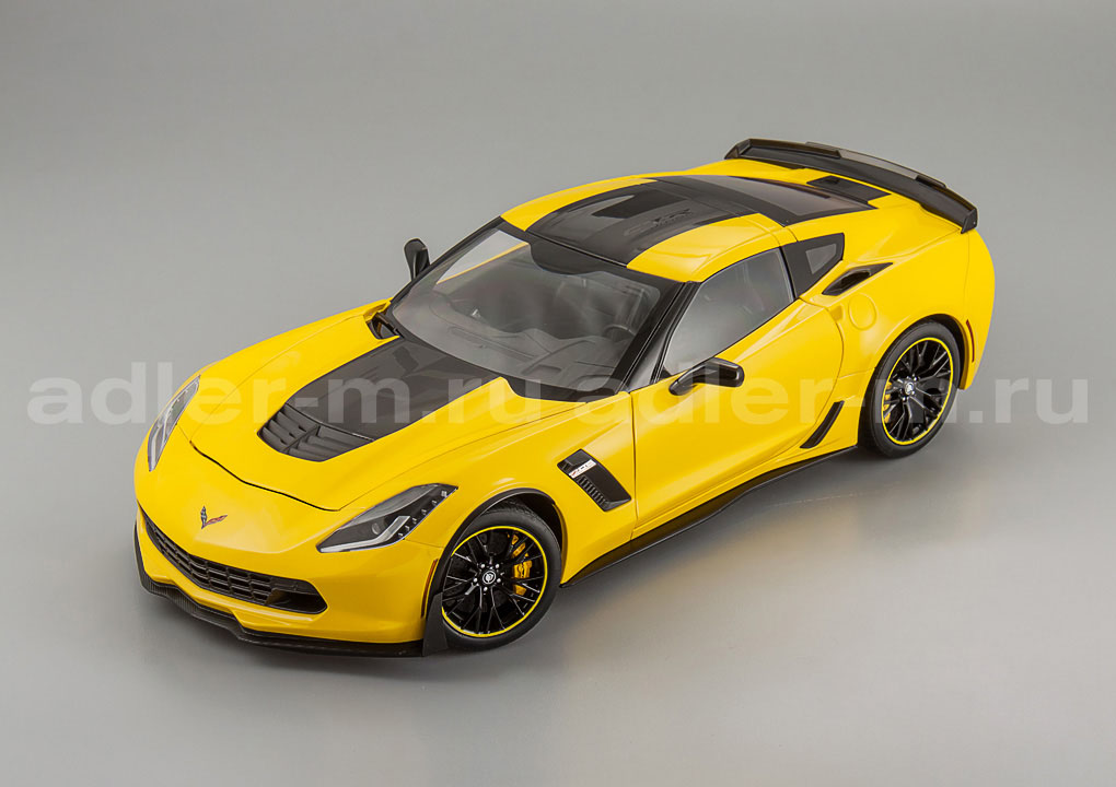 AUTOART 1:18 Chevrolet Corvette C7 Z06 "C7R Edition" 2015 (yellow) 71260