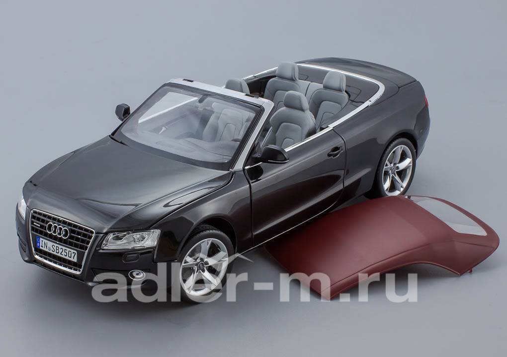 NOREV 1:18 Audi A5 Cabriolet 2009 (brilliant black) 188355