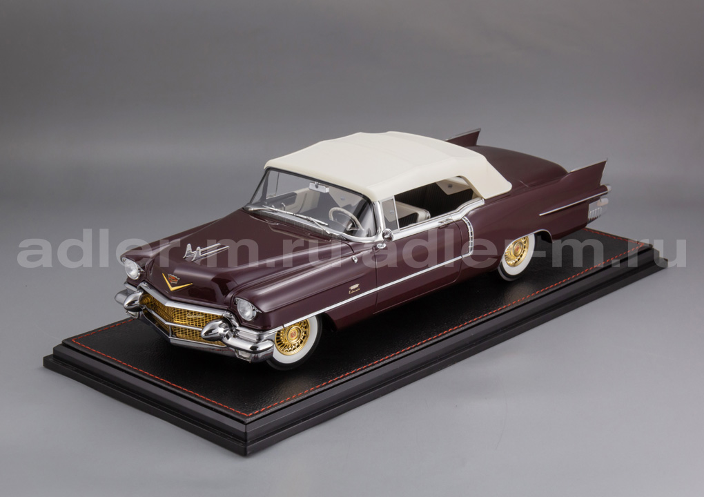 GLM + STAMP MODELS 1:18 Cadillac Eldorado Biarritz Closed roof -1956 (chantilly) STM1956004