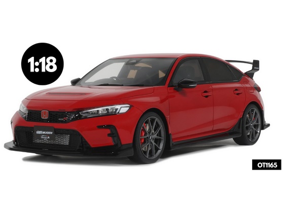 OTTO MOBILE 1:18 Honda Civic Type R FL5 Mugen - 2024 (Rallye Red R513) OT1165