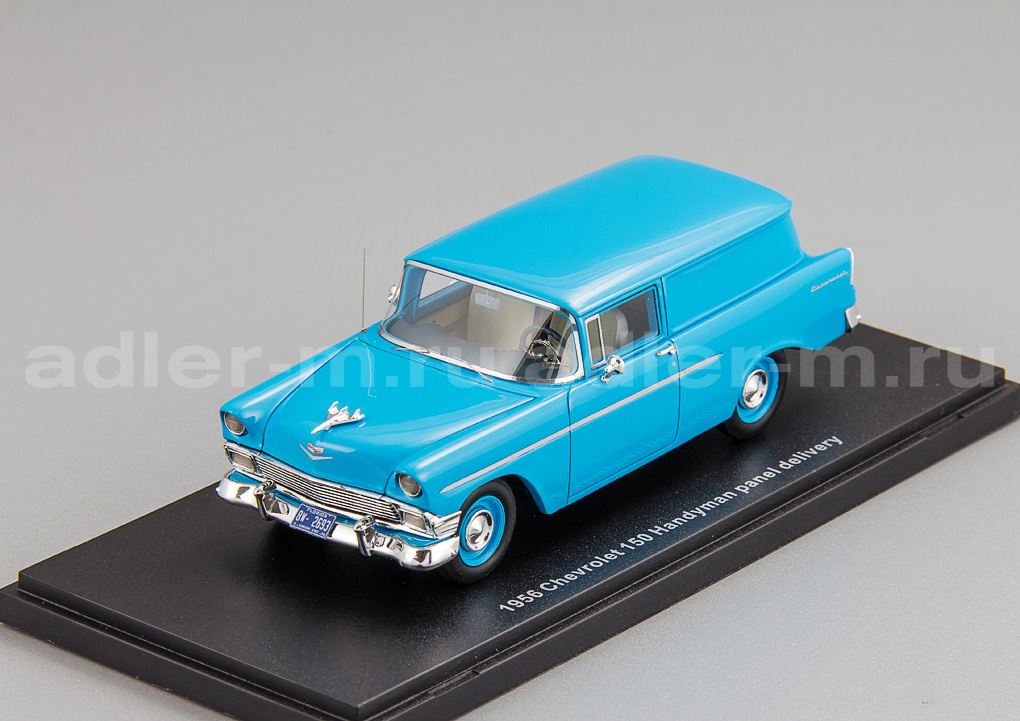 ESVAL MODELS 1:43 Chevrolet 150 Handyman panel delivery 1956 (blue) EMUS43079B
