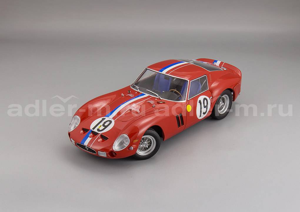 KK SCALE 1:18 Ferrari 250 GTO #19 2nd 24h Le Mans 1962 (red) KKDC180735