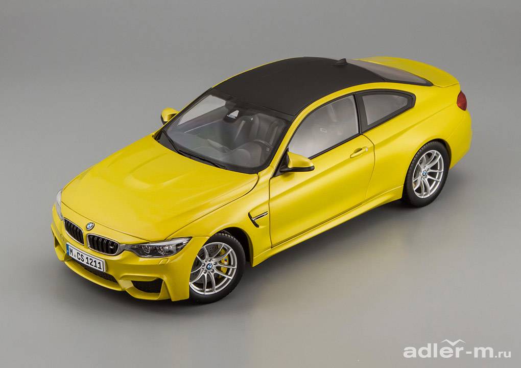 PARAGON 1:18 BMW M4 Coupe (F82) (yellowmet.) 80432339606