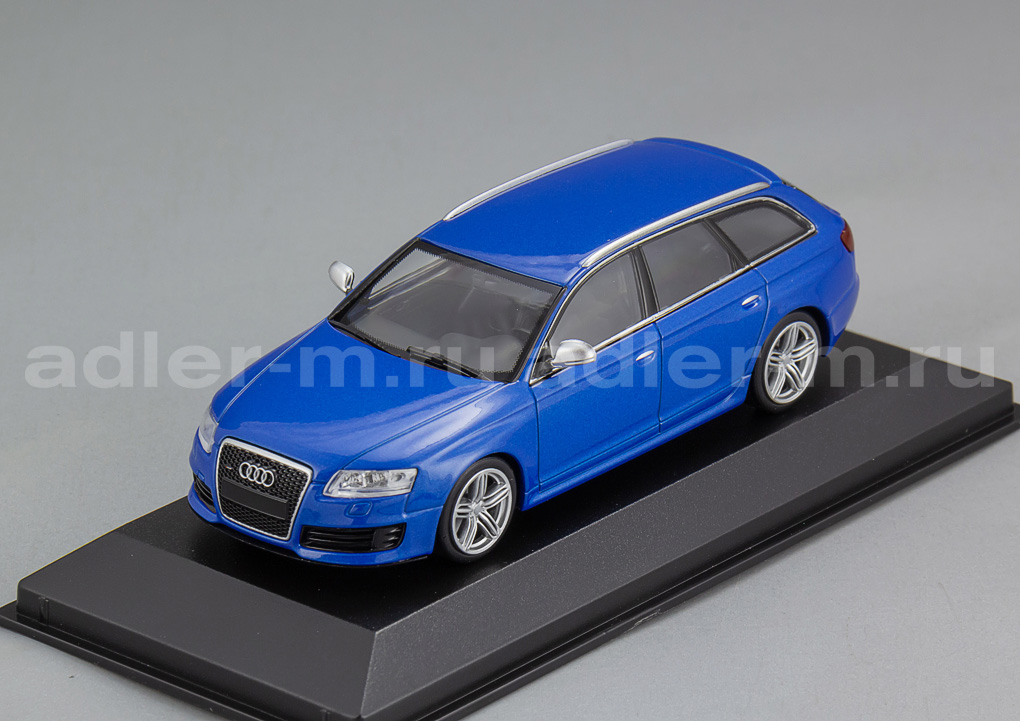 MINICHAMPS (MAXICHAMPS) 1:43 Audi RS 6 Avant - 2007 (blue met) 940017211