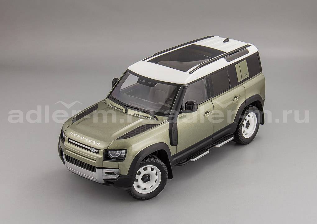 ALMOSTREAL 1:18 Land Rover Defender 110 with Roof Rack - 2020 (green) ALM810804