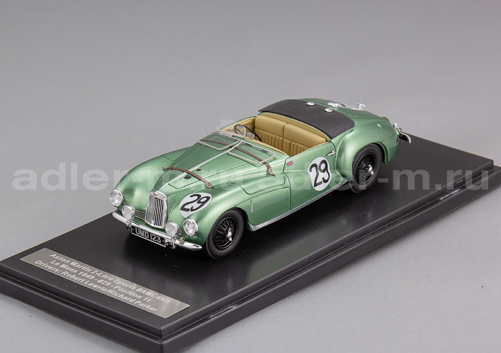 MATRIX 1:43 Aston Martin 2-L Sports - 1949  (Le Mans green) MXR50108-011