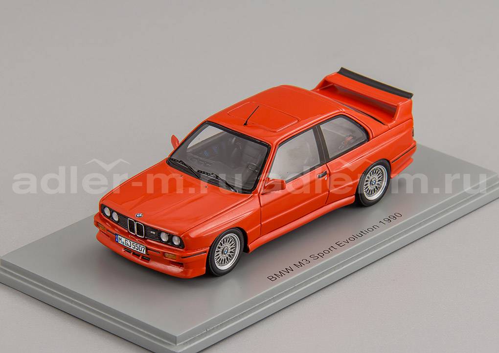 SPARK 1:43 BMW M3 Sport Evolution 1990 (red) S8003