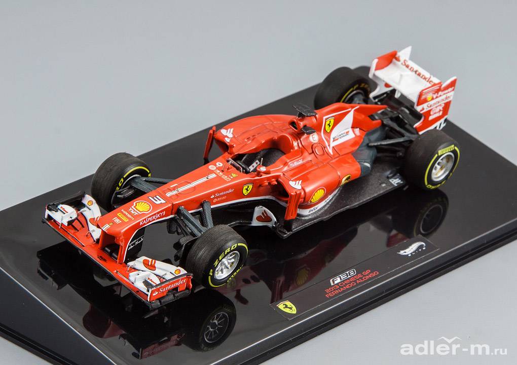 HOT WHEELS ELITE 1:43 Ferrari F138 China GP 2013 Fernando Alonso BCK13