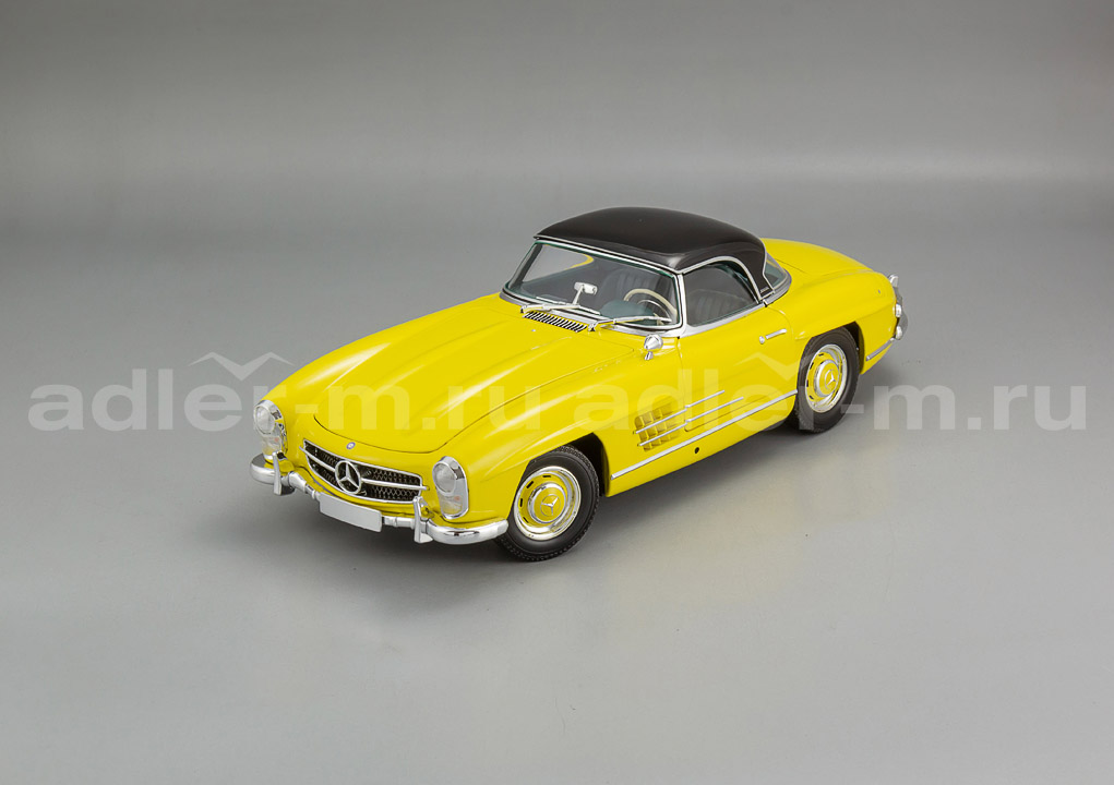 MINICHAMPS 1:18 Mercedes-Benz 300 SL Hardtop Roadster (W198) - 1958 (yellow) 180039044