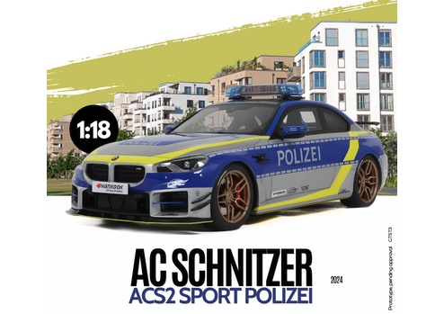 GT SPIRIT 1:18 BMW AC Schnitzer ACS2 Sport "Polizei" - 2024 GT573