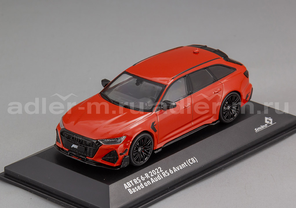 SOLIDO 1:43 Audi RS6-R Java (misano red) S4310706