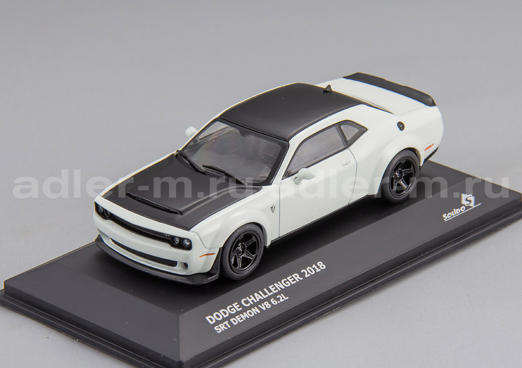 SOLIDO 1:43 Dodge Challenger Demon - 2018 (white / black) S4310303