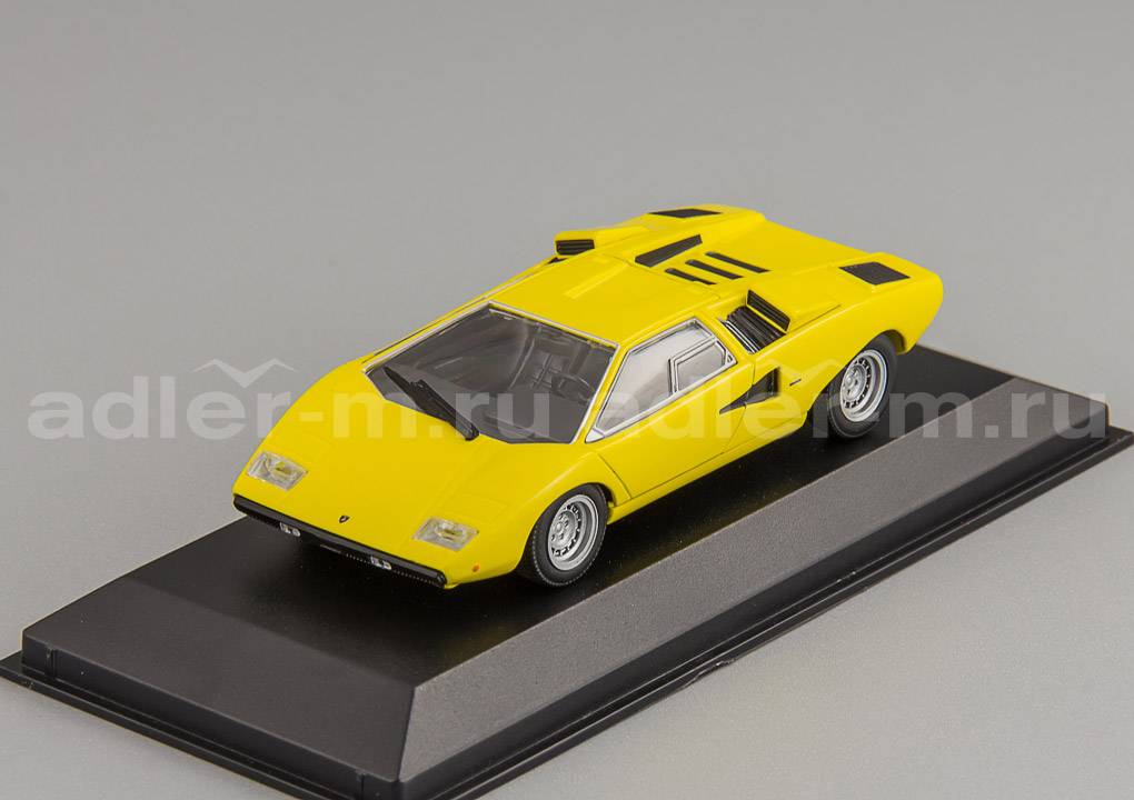 MINICHAMPS (MAXICHAMPS) 1:43 Lamborghini Countach LP 400 - 1970 (yellow) 940103100