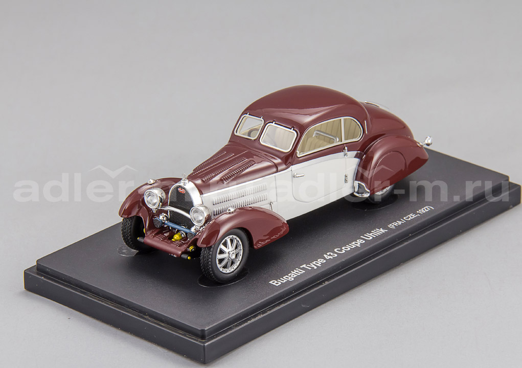 AUTOCULT 1:43 Bugatti Type 43 Coupe "Uhlik" ATC60090