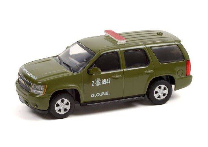 GREENLIGHT 1:43 Chevrolet Tahoe Police "Carabineros de Chile" "Grupo de Operaciones Policiales Especiales" 2011 86620
