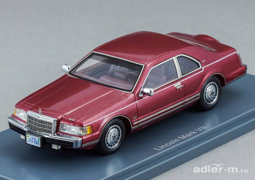 NEO 1:43 Lincoln Mark VII 1984 (dark red met.) NEO45501