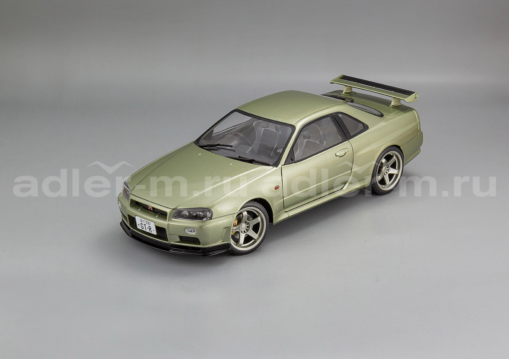 SOLIDO 1:18 Nissan GT-R (R34) - 1999 (green) S1804308